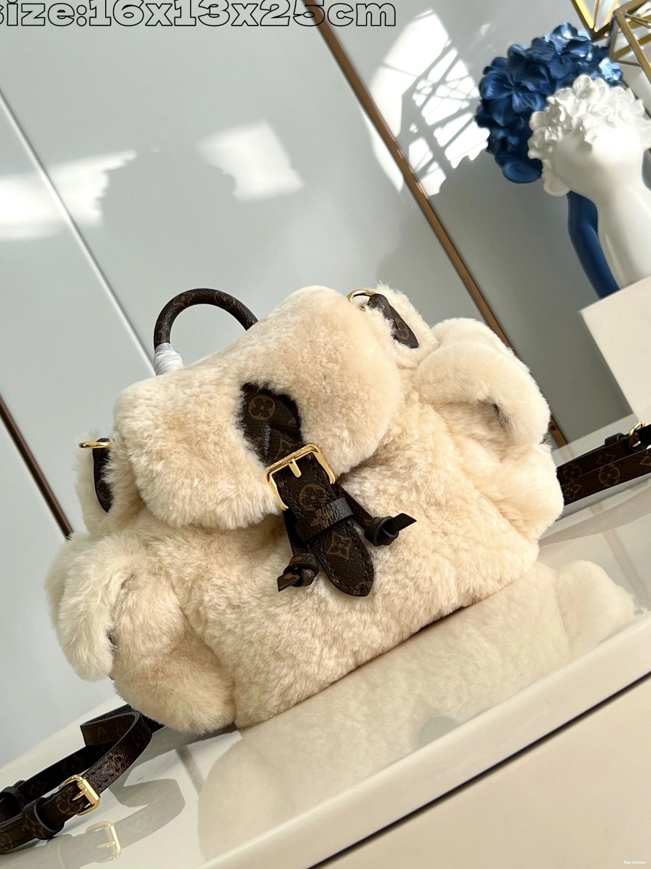 Cheap Ski Teddy Backpack Nano Vuitton Louis 0803